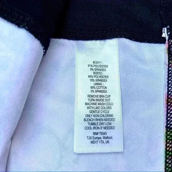 Cynthia Rowley Black Floral Athletic Tank Top - Picture 12 of 13